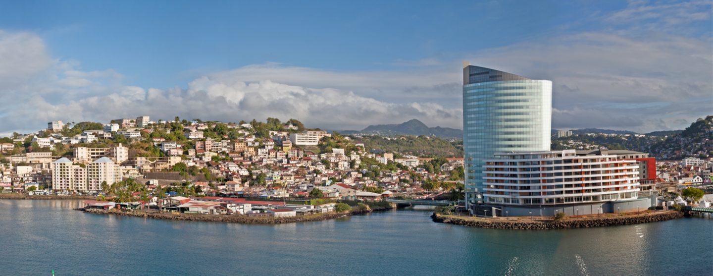 Fort-de-France, Martinique, où RECOLIA Recouvrement dispose d'un établissement