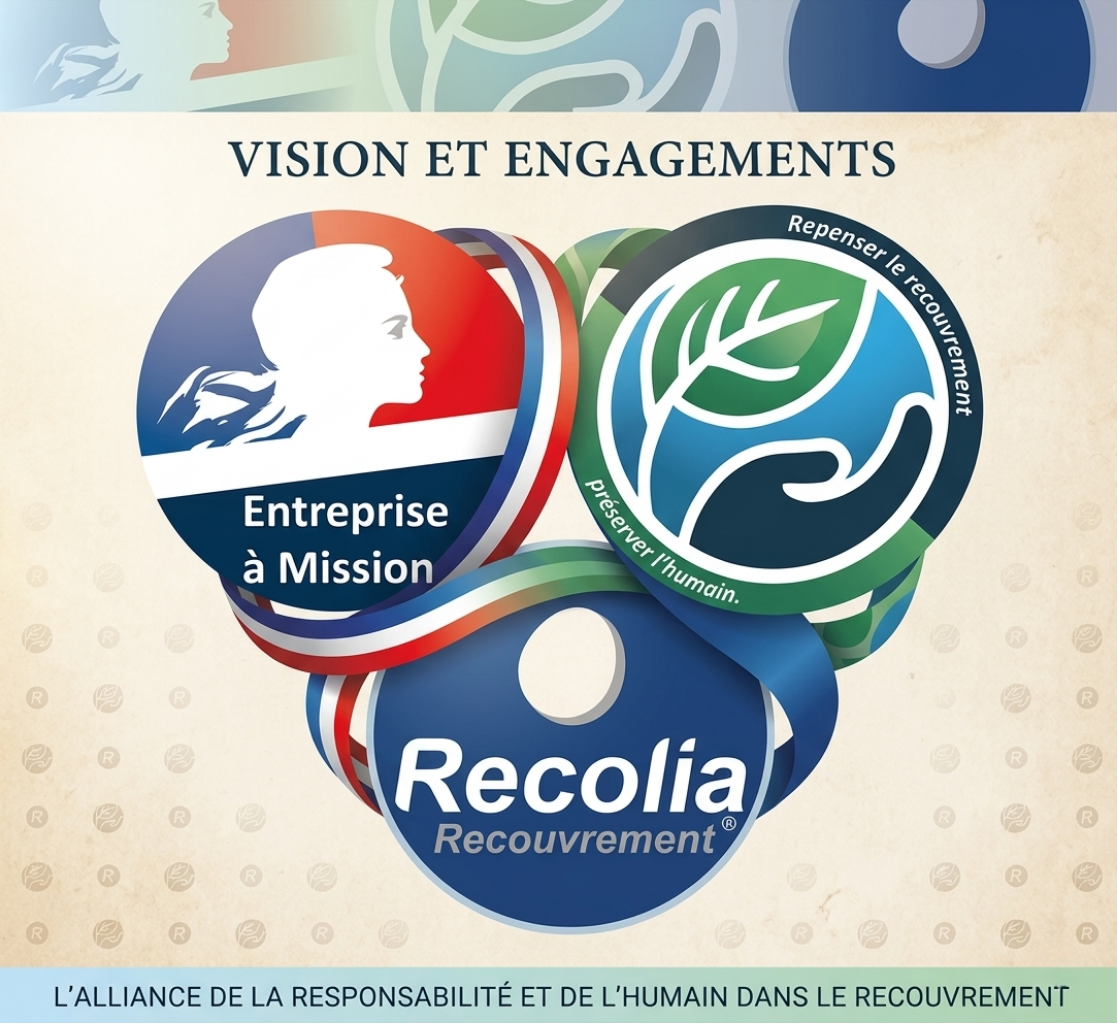 Vision et engagements de RECOLIA Recouvrement en tant que soci&eacute;t&eacute; &agrave; mission
